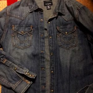 Men's True Religion Western Shirt